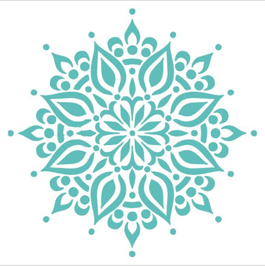 STENCIL JUMBO 80X80 CORTE INTERNO 75X75 MANDALA 010