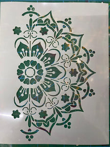 Stencil decorativo para Manualidades y decoración 21x27 MANDALA 901