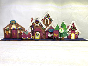 VILLA NAVIDEÑA LASER 15CM CASITA MAS ALTA 201 PLASERNAV