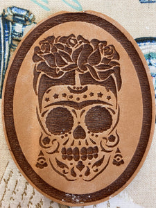 SELLO DIA DE MUERTOS 10X15 ALTO RELIEVE ESTIULOS MEXICANOS 600